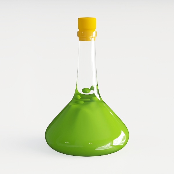 Halloween Magic Floating Potion Bottle