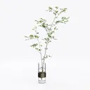 Artificial Eucalyptus Trees Indoor 7FT, Extra Tall Left 45 Degree View