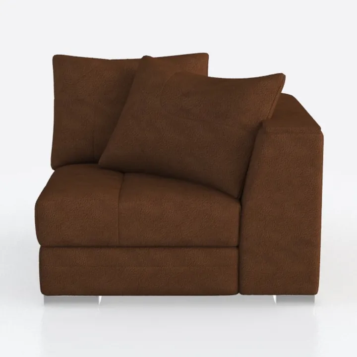 Sagebrook Home Brown Fabric Accent Chair Modern Up