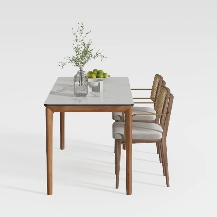 Qty 6 - Grade-A Teak Wood Luxurious Solo/Single Fe