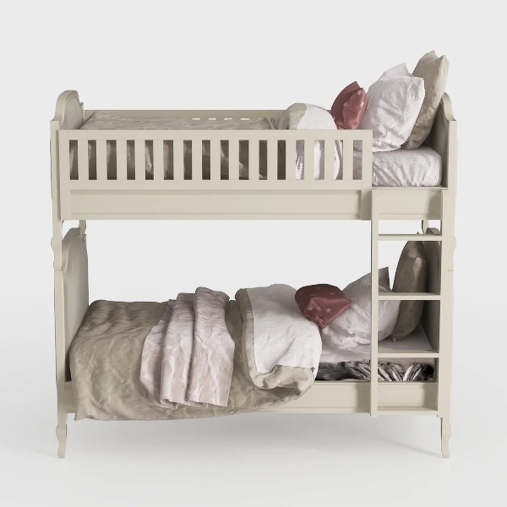 QUJEON Bunk Bed Twin Over Twin,Bunk Beds for Kids 
