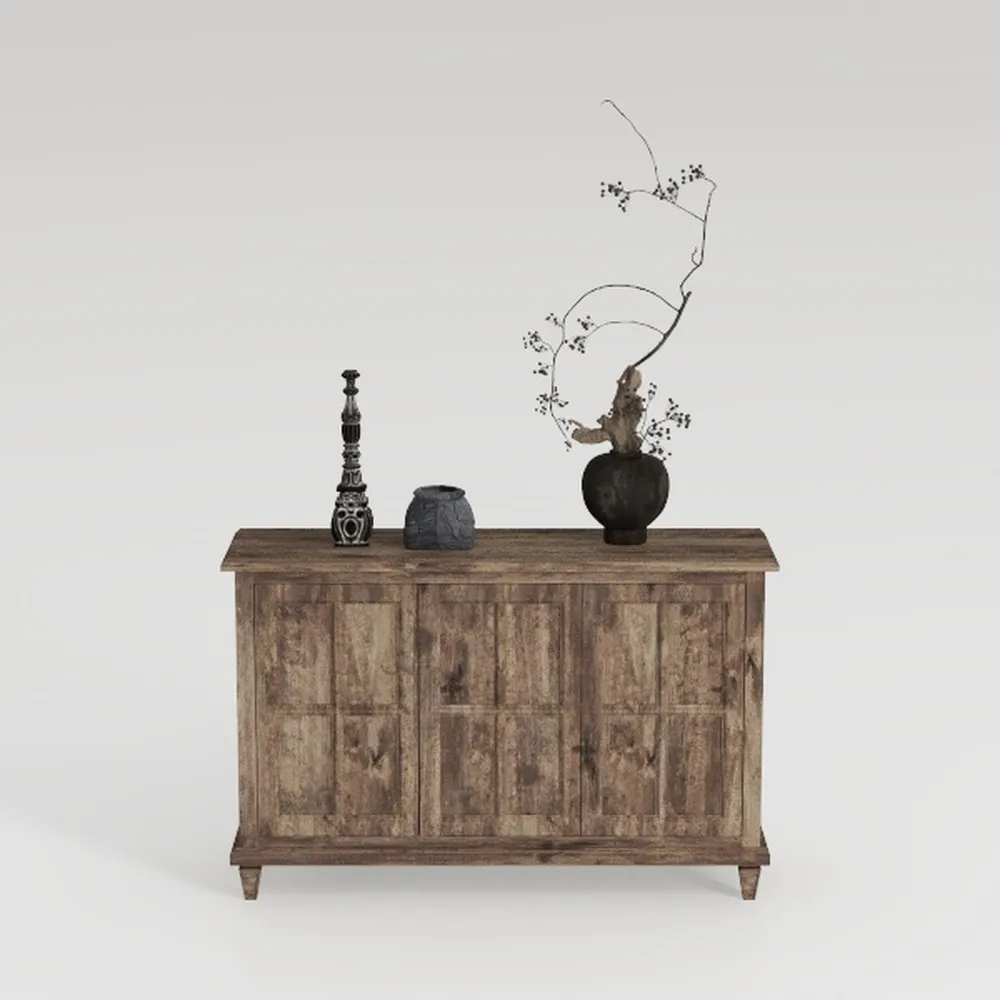 WAMPAT Farmhouse End Table Set of 2,Sofa Side