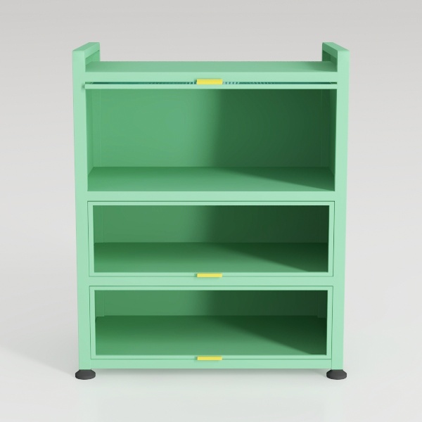 Palace Imports Solid Wood Bookcase - 3-Tier Floor