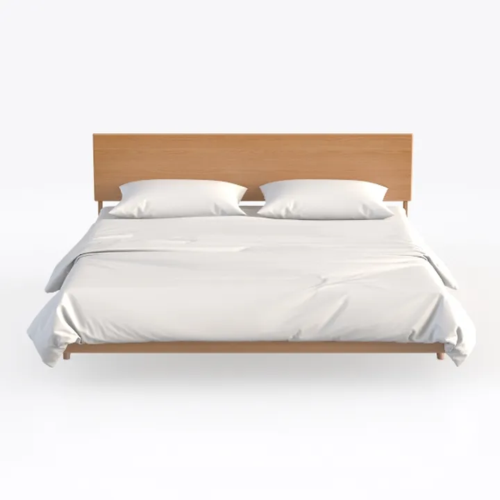Pemberly Row Modern Wood Queen Size Platform Bed i