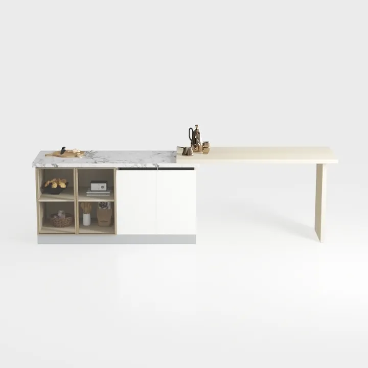 bar counter-Chic Kitchen