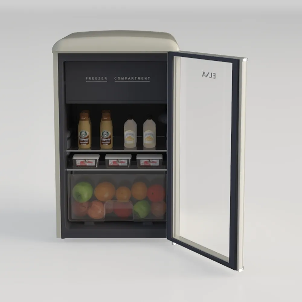 Upstreman 3.2 Cu.Ft Mini Fridge with Freezer