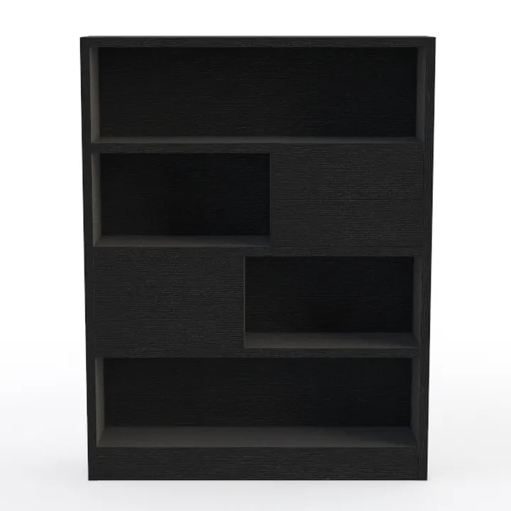 Furinno Pasir 3-Tier Open Shelf Bookcase, Espresso