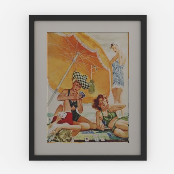 &quot;&quot;&quot;CARD GAME AT THE BEACH