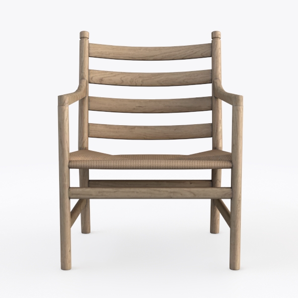 Giantex Mid Century Modern Accent Chair, Wooden Ar