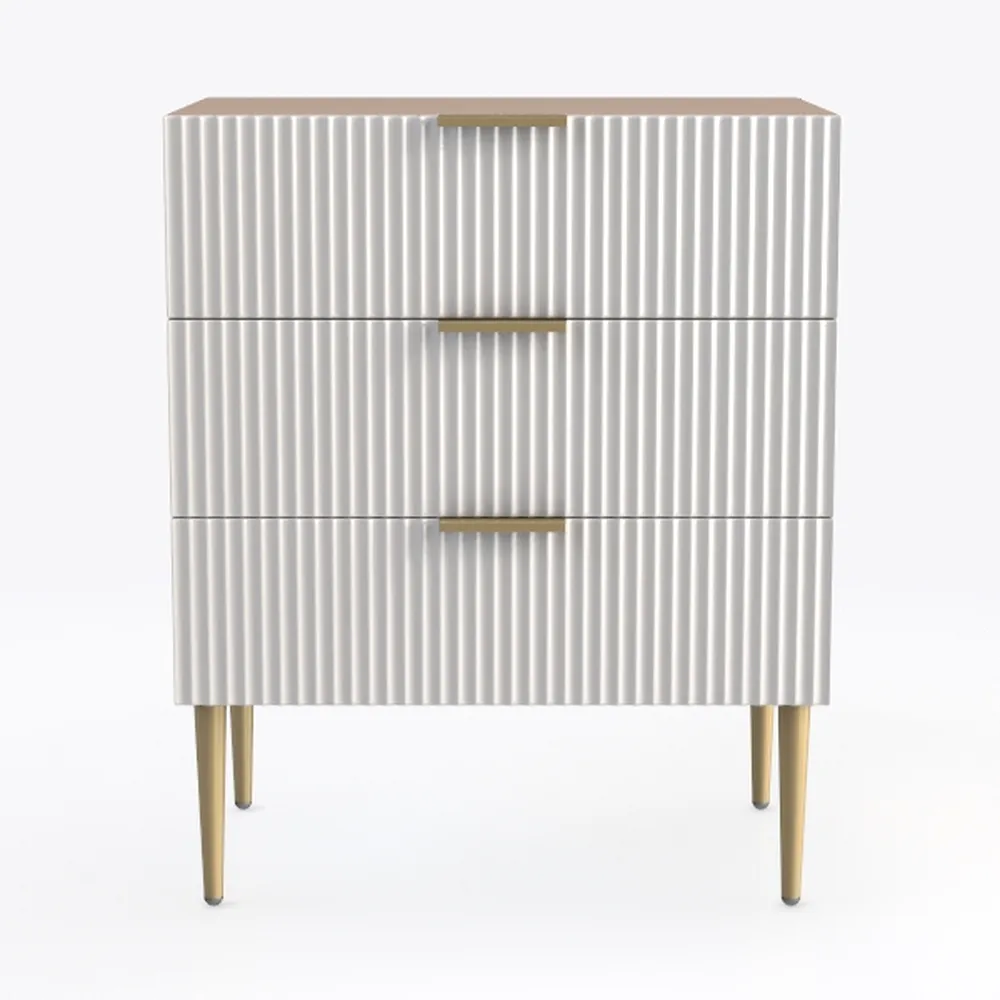 IDEALHOUSE Natural Dresser, Modern 3 Drawer