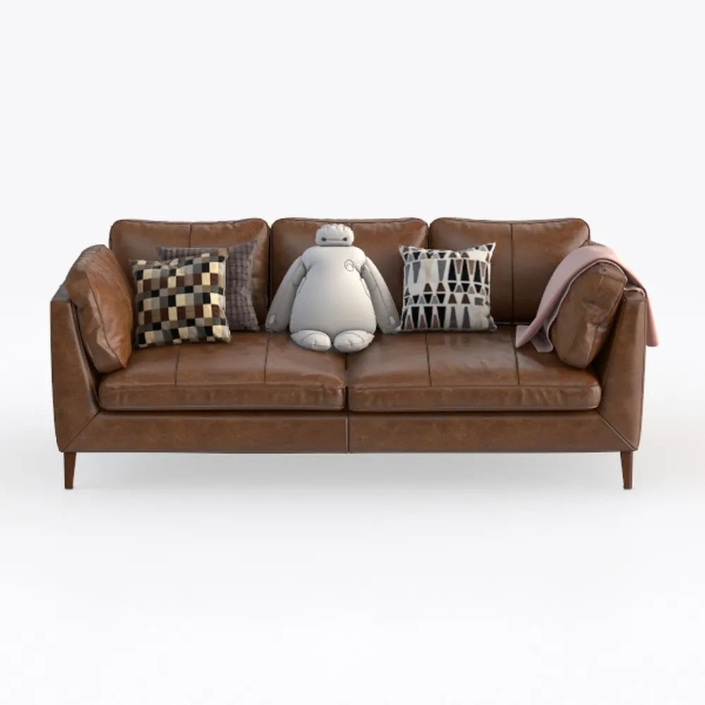 EALSON 80" Leather Loveseat Sofa for Living Room 
