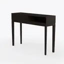 Winsome Burke Writing Desk, Coffee Left 45 Degree View