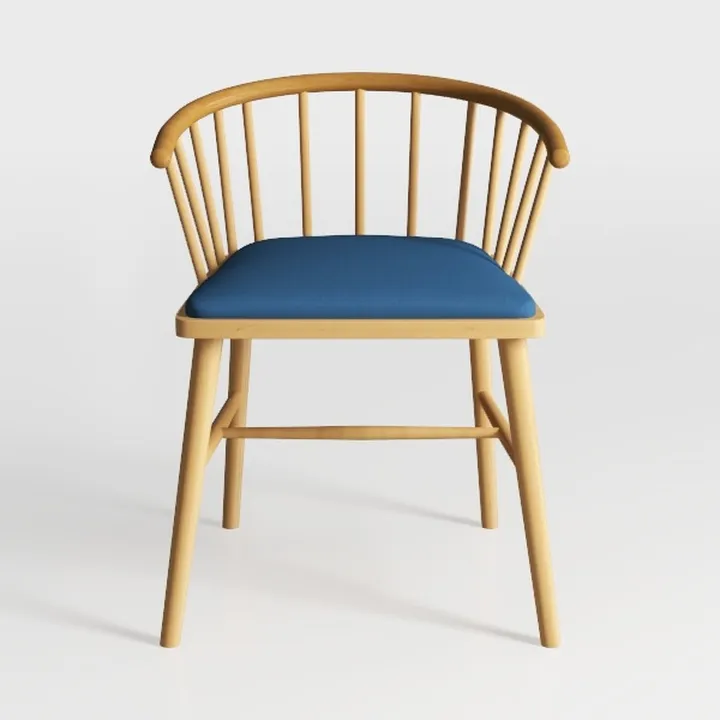 Metal Vanity Chair Round Velvet Seat Cushion