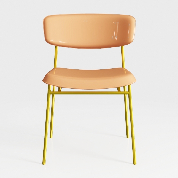 4 Pack All-Steel Folding Chairs with Backrest