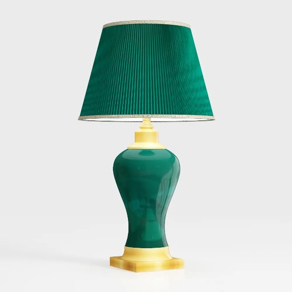 Shcheglovo Boho Ceramic Bedside Table Lamp for