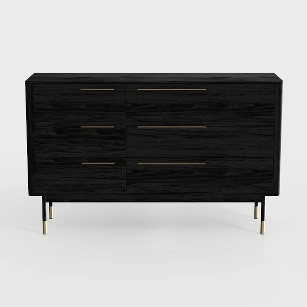 LINSY HOME 6 Drawers Dresser for Bedroom, 47"