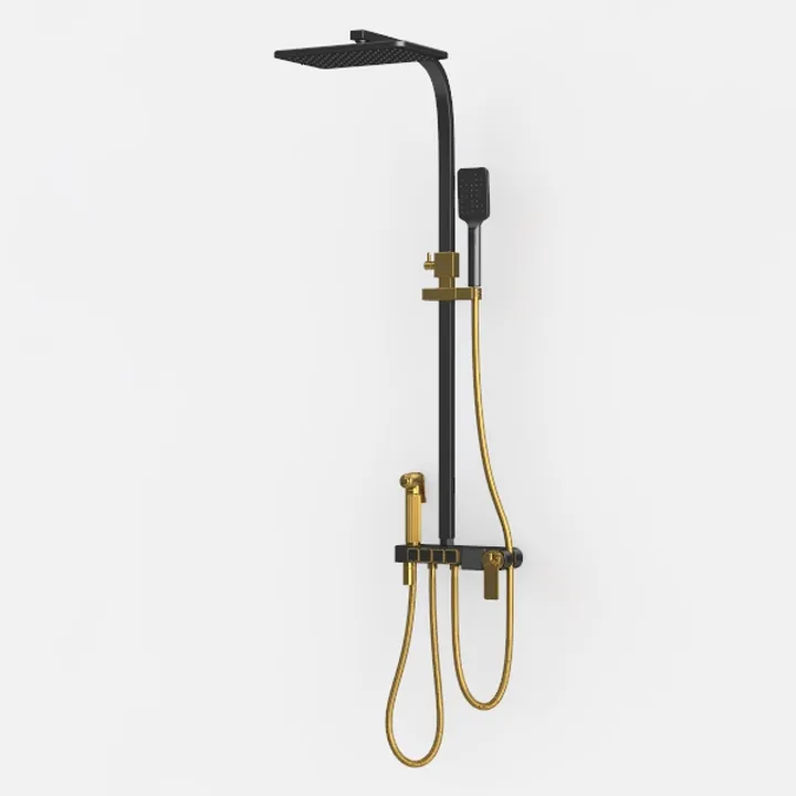 Rain Shower Head with Handheld Spray, Rainfall