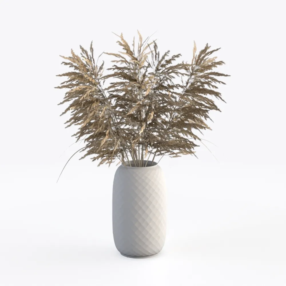 Ceramic Natural Rustic Vase, 14.4 Inch Large