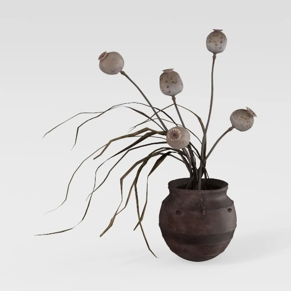 White Ceramic Round Rustic Farmhouse Vase,Latte