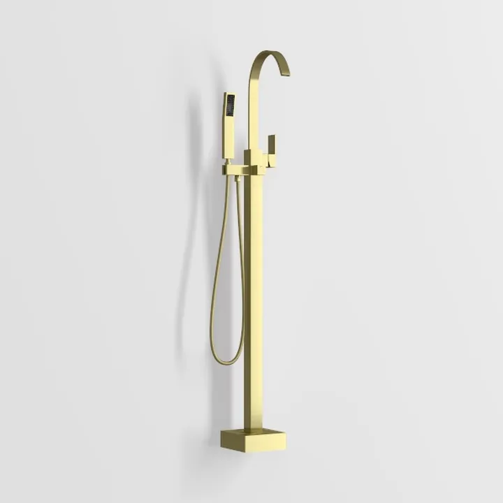 Freestanding Bathtub Faucet Tub Filler Brushed