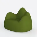 LouannTatami Foldable Lazy Sofa Bed Floor Chair -  Left 45 Degree View