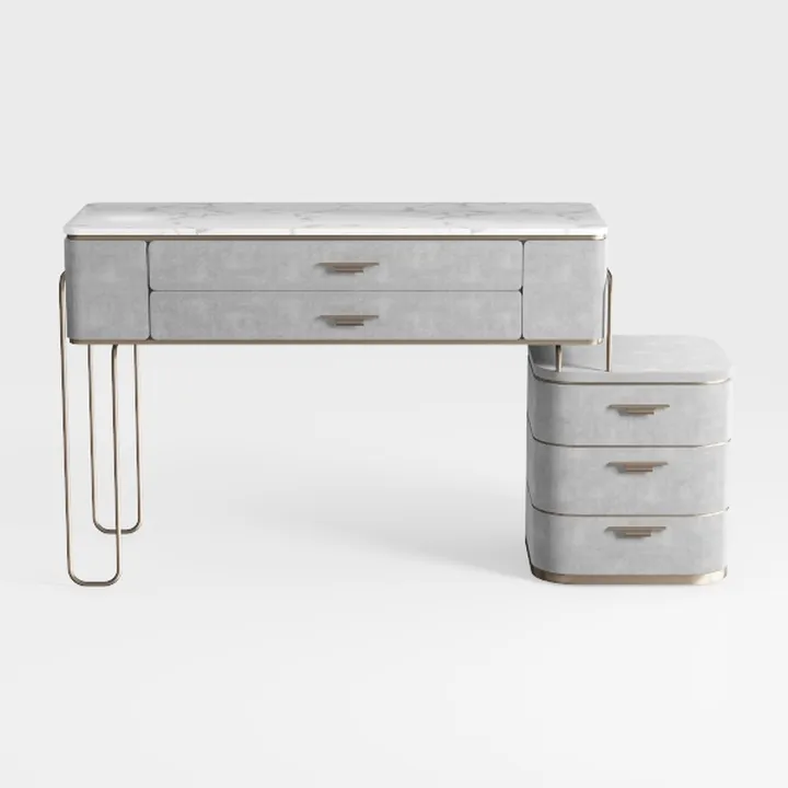 FEMICON Organize Your Workspace with White Printed
