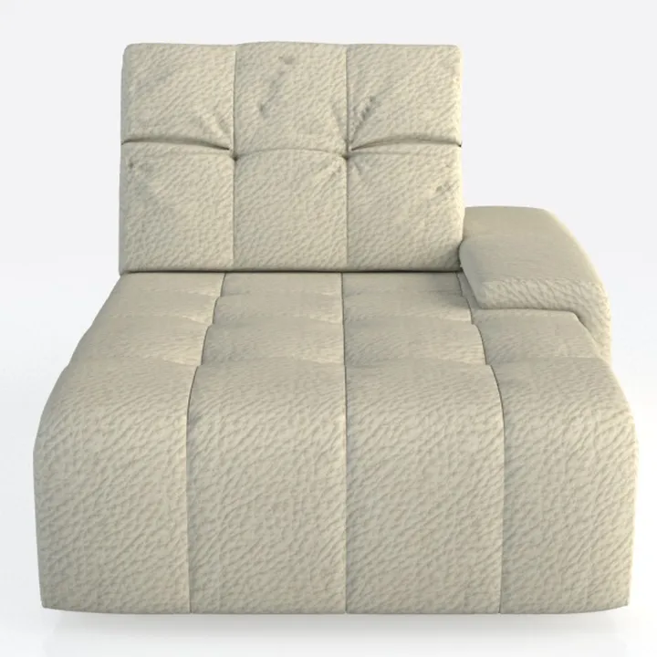 55" Oversized Chaise Lounge Indoor Chenille