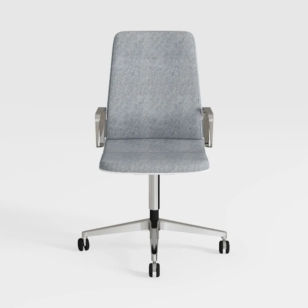 Ergonomic Chairs Set of 2, Cute Adjustable Armless