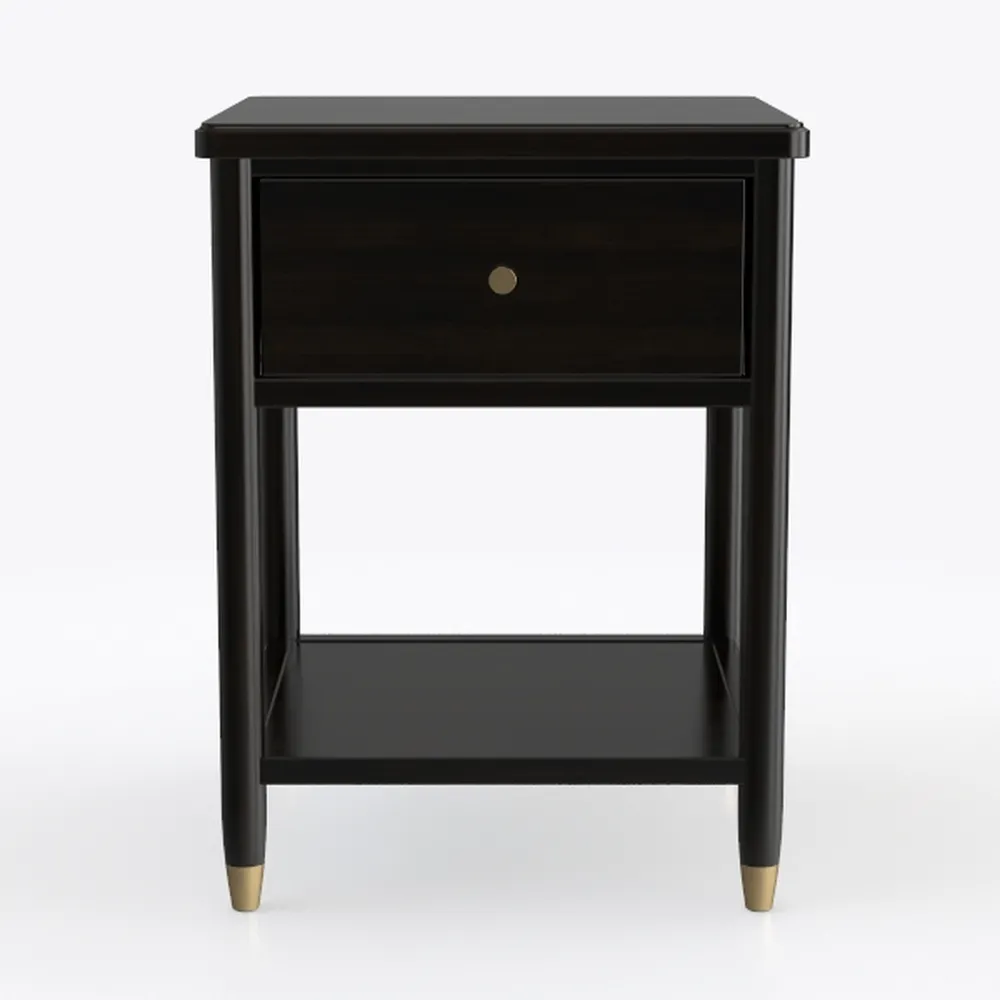 Leick Home 9074 Oak Nightstand Side Table One