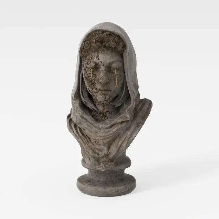 Farmhouse Ceramic Vase with Handle,9.7 inch