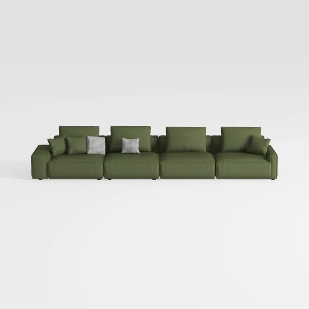 ovios 104" Cloud Sectional Couch with L-Shape