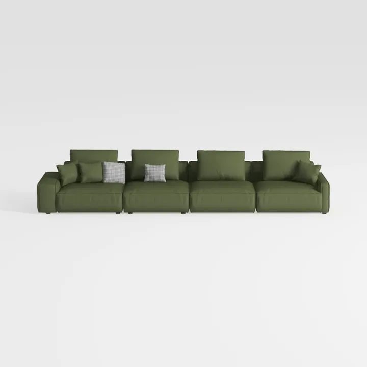 ovios 104" Cloud Sectional Couch with L-Shape