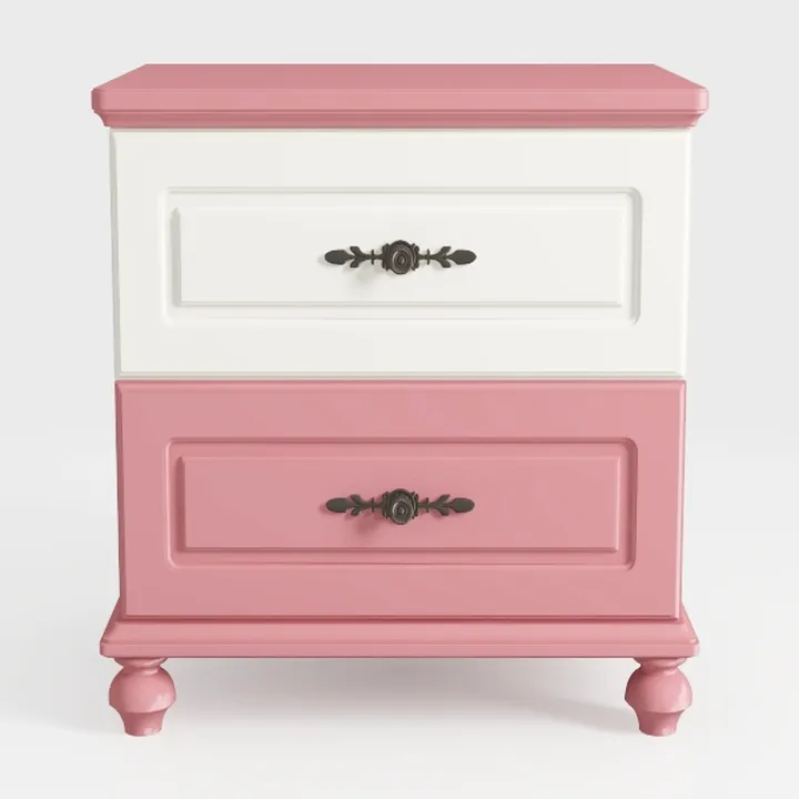 Pemberly Row Set of 2 Engineered Wood 2-Drawer