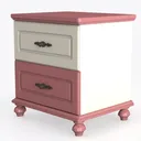 Pemberly Row Set of 2 Engineered Wood 2-Drawer Left 45 Degree View