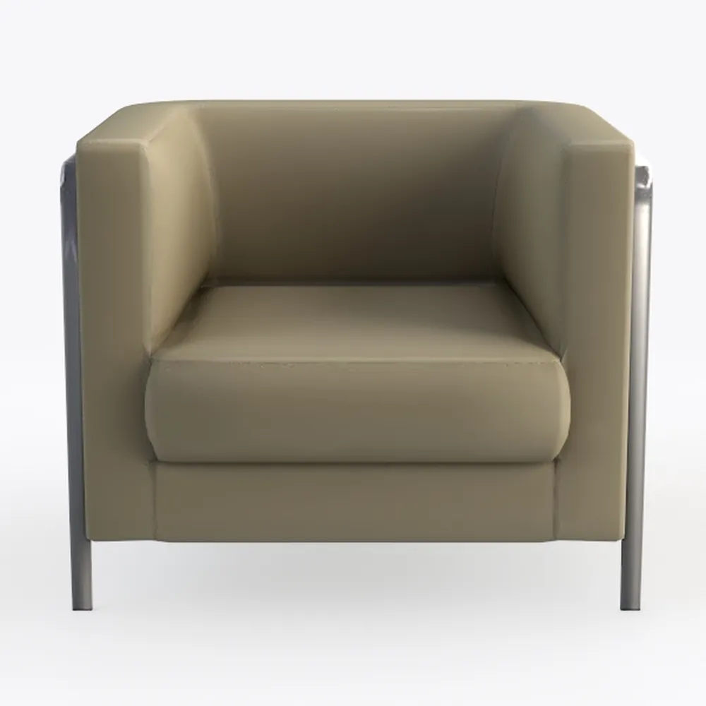Office Star Pacific Armchair with Padded Box Sprin