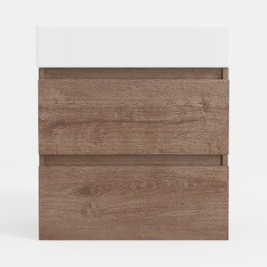 BOWERY HILL 2-Drawer Contemporary Wood Nightstand