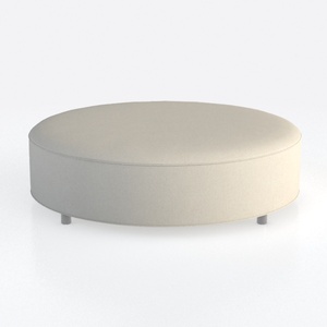 30 Inch Round Storage Ottoman Coffee Table