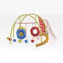 playground equipment-Amusement Park Right 45 Degree View