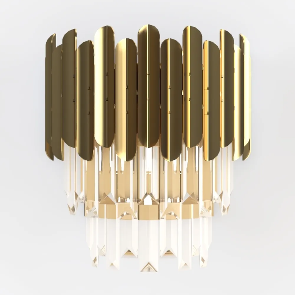 Drum Chandelier 4-Light, Brass Gold Tiffany