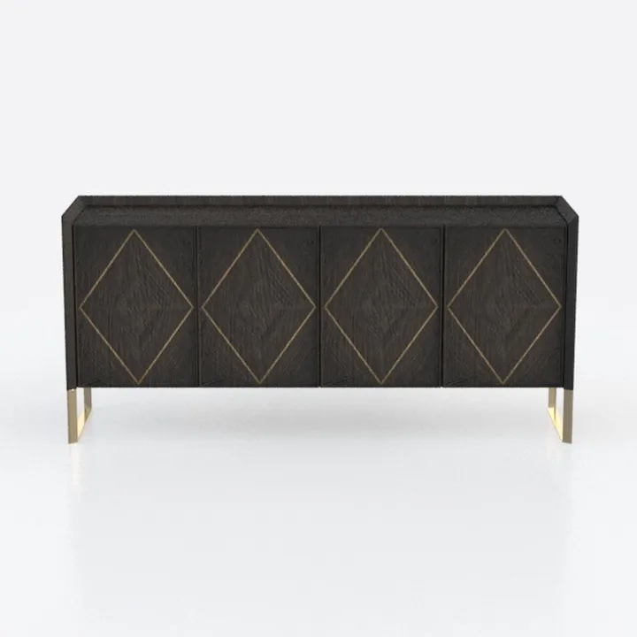 BELLEZE 65 Inch Buffet Sideboard Cabinet with