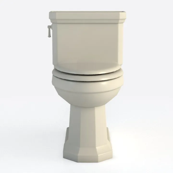 SUPERFLO Tall Toilet 21 Inch Bone White, Extra