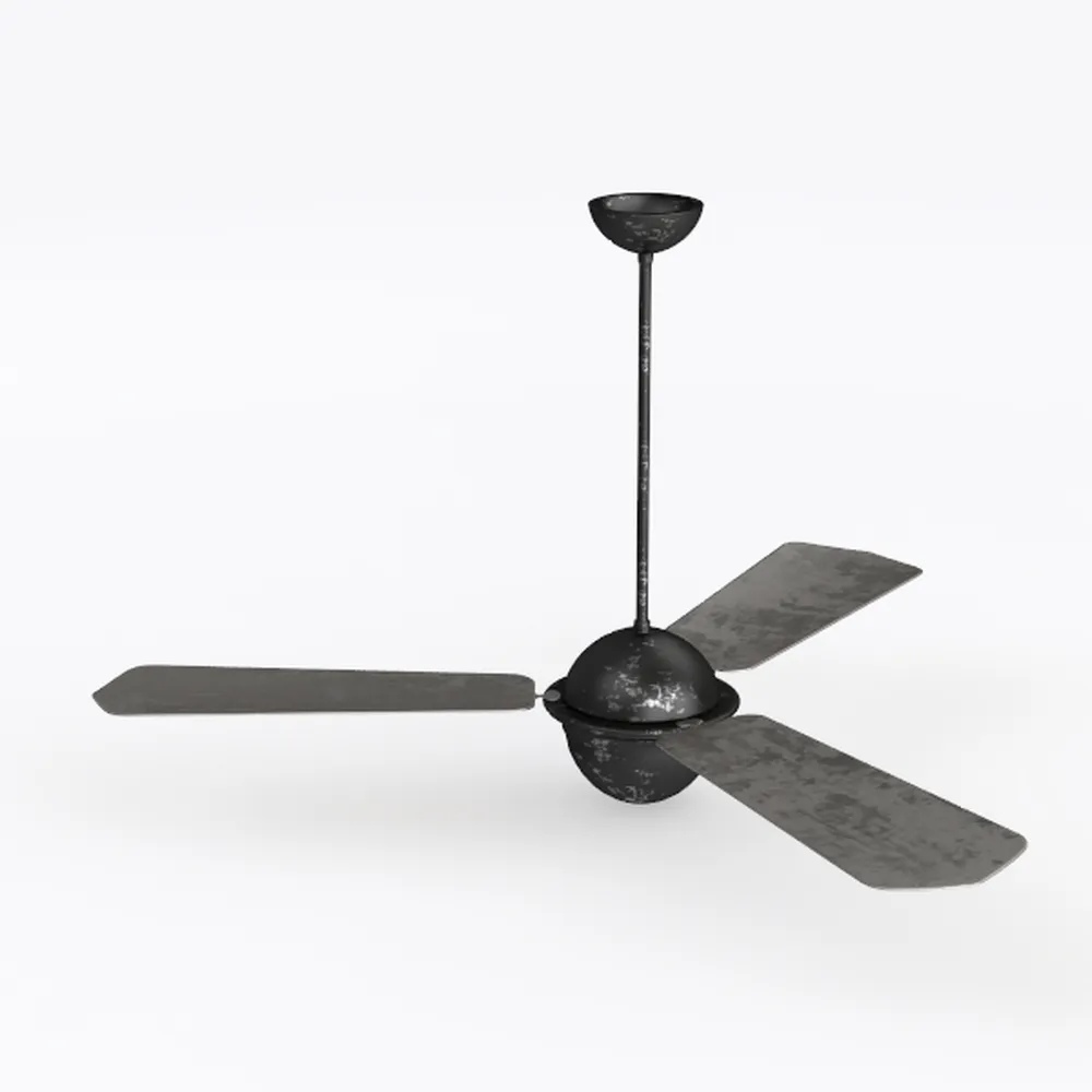 48 inch Flush Mount Ceiling Fans with Lights, 6