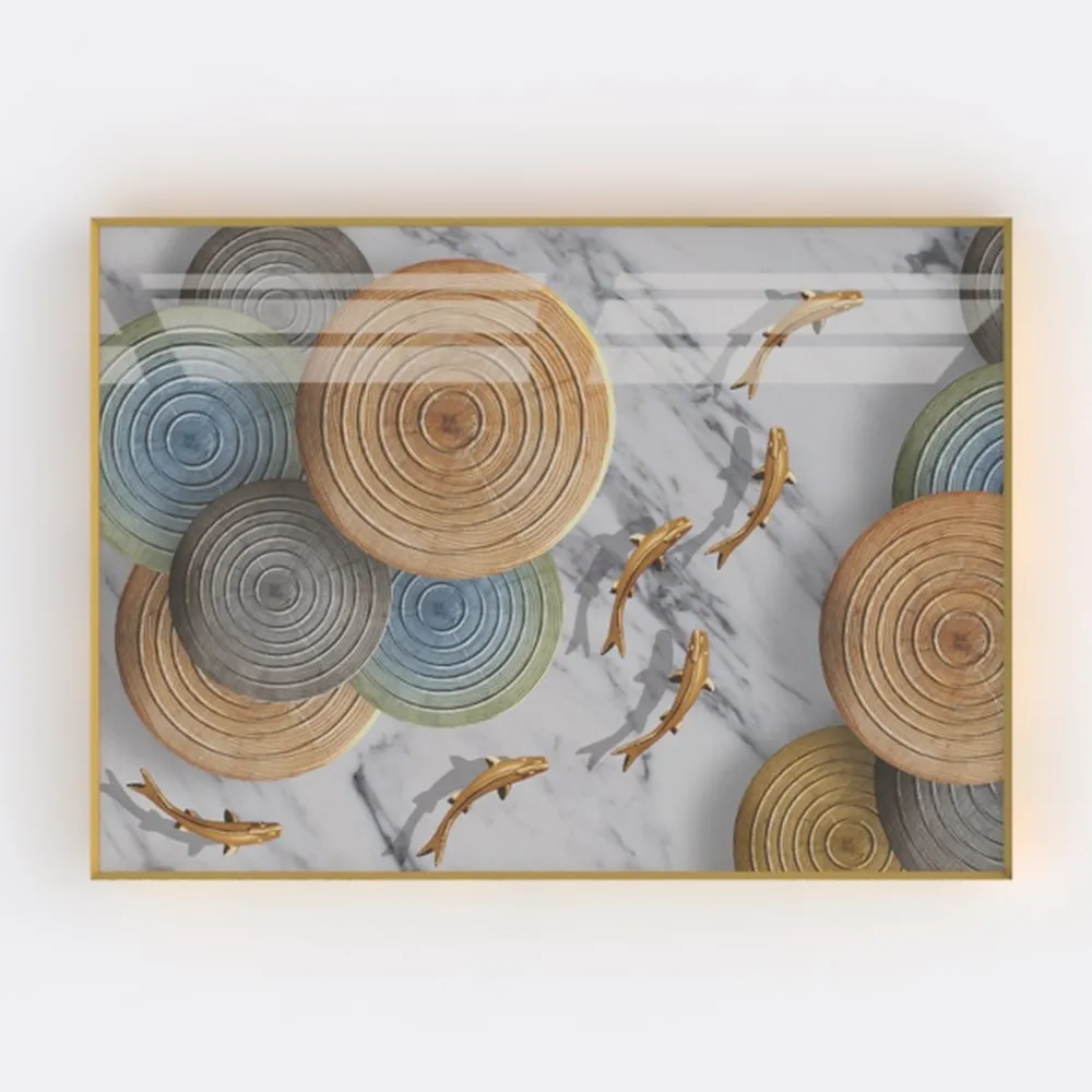 Flower Wall Decor White and Gray Floral With