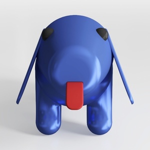 doggy decoration-Klein Blue