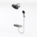 EMBATHER Shower Faucets Sets Complete, with 3 Left 45 Degree View
