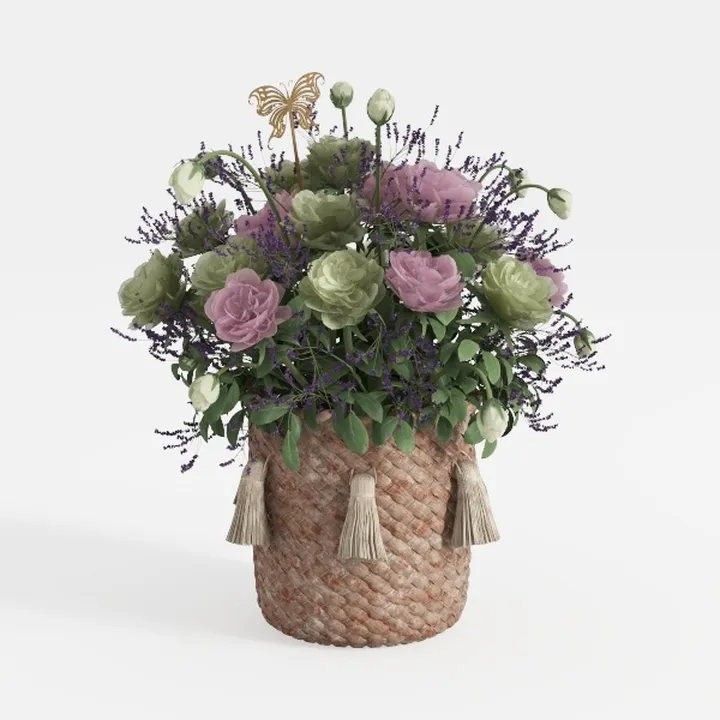 Artificial Faux Flowers for Outdoor 16 Bundles Box