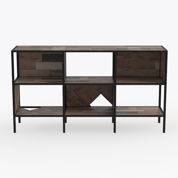 HOMISSUE Cube Storage Organizer Shelf, Rustic