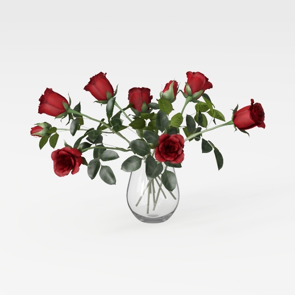 vase-Crimson Elegance