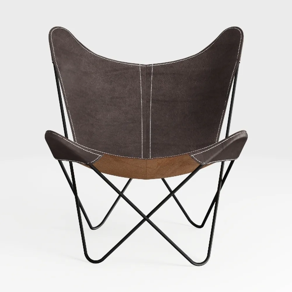 Leather Butterfly Chair || Butterfly Leather Chair