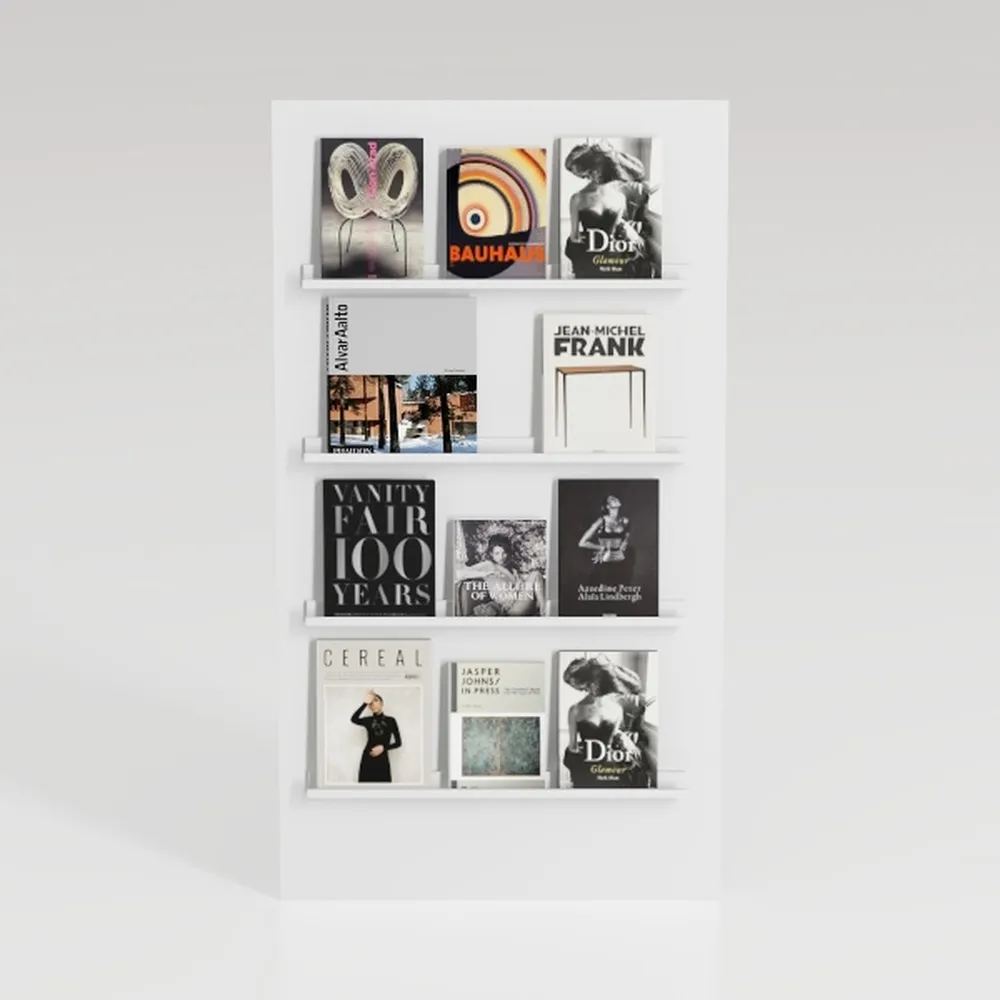 Shahoo 72" Bookcase and Bookshelf, 5-Tier Wood